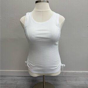 Good American White Cinched Tank Top - Size 4